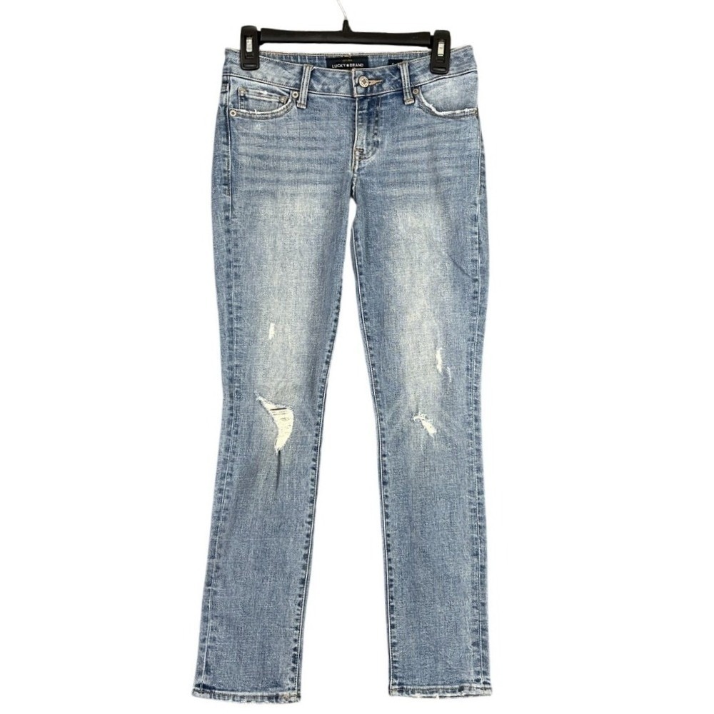 Lucky Brand Lolita‎ Skinny Jeans Size 0 25 Denim Streetwear Edgy Minimalist Chic